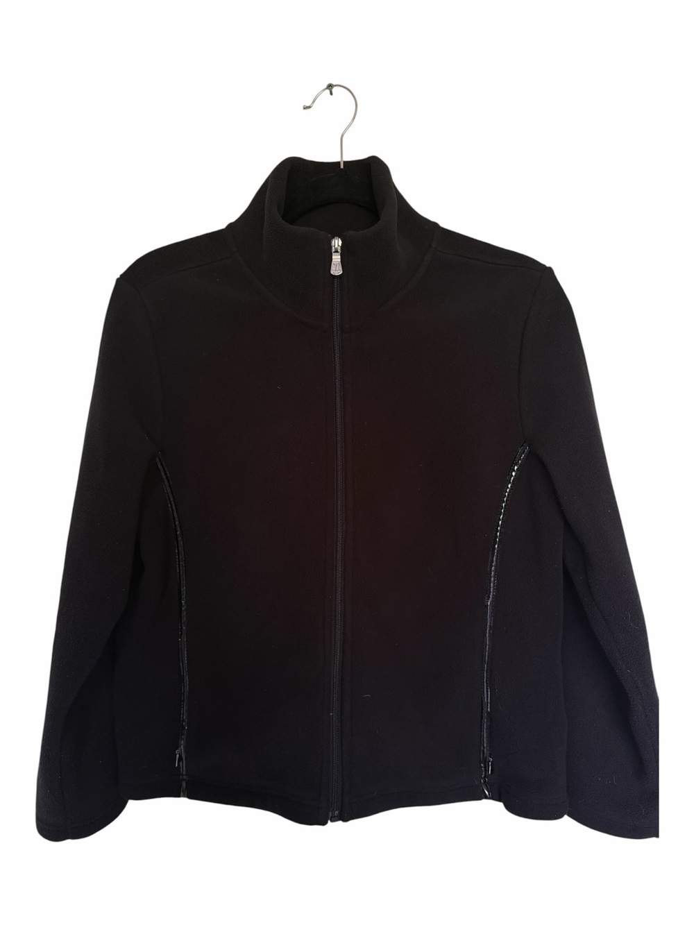 Notice Petite Black Fleece Zip Jacket Women’s P/L